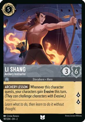 Li Shang - Archery Instructor 187/204 - Uncommon