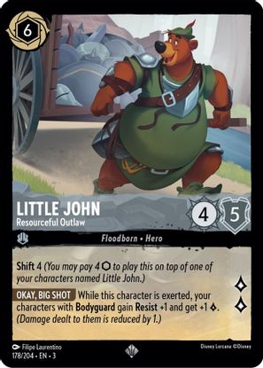 Little John - Resourceful Outlaw 178/204 - Super Rare - Cold Foil