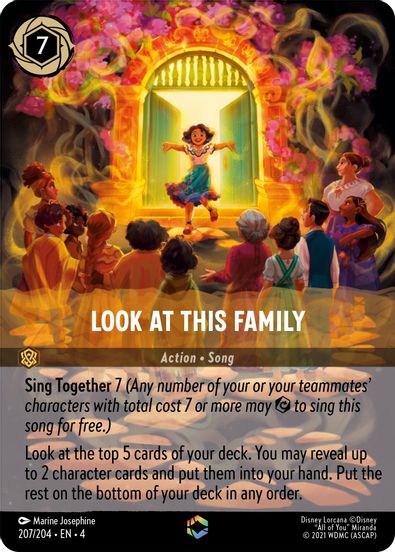 Look at This Family (Enchanted)  207/204