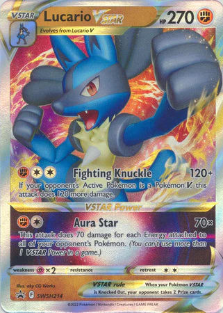 Lucario VSTAR SWSH214 Jumbo - Español