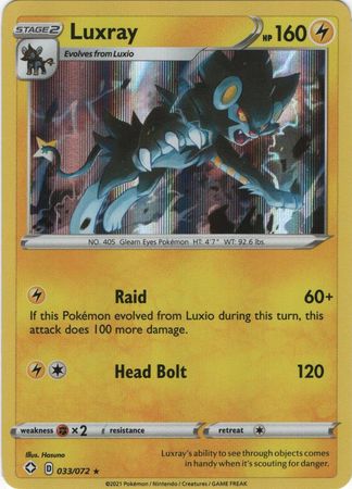 Luxray 033/072 - Holo