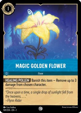 Magic Golden Flower  - 169/204 - Common - Cold Foil