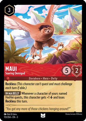 Maui - Soaring Demigod  113/204 - Uncommon
