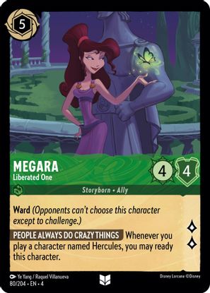 Megara - Liberated One 80/204 - Uncommon - Cold Foil