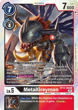MetalGreymon BT12-068 R