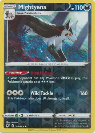 Mightyena 096/189 Reverse Holo
