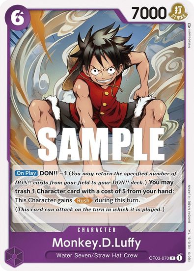 Monkey.D.Luffy  OP03-070 - Rare