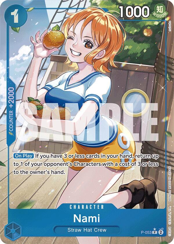 Nami - P-053 - Full Art - Promo