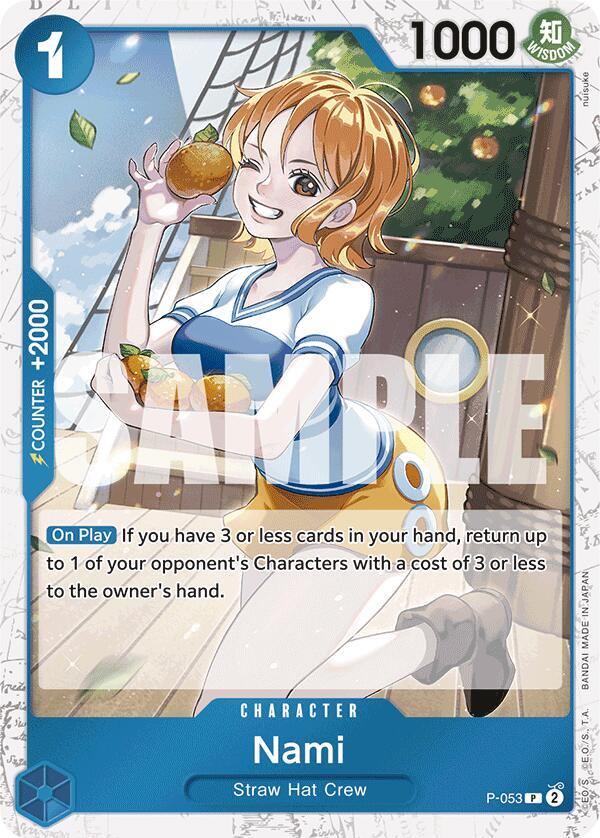 Nami - P-053 - Pirate Flag Foil - Promo