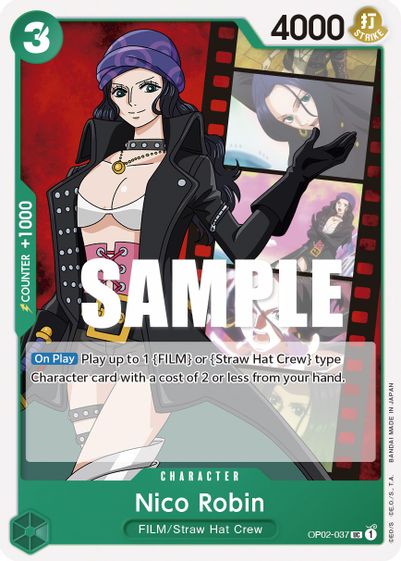 Nico Robin  OP02-037 - Uncommon