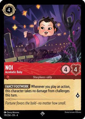 Noi - Acrobatic Baby 119/204 - Super Rare - Cold Foil