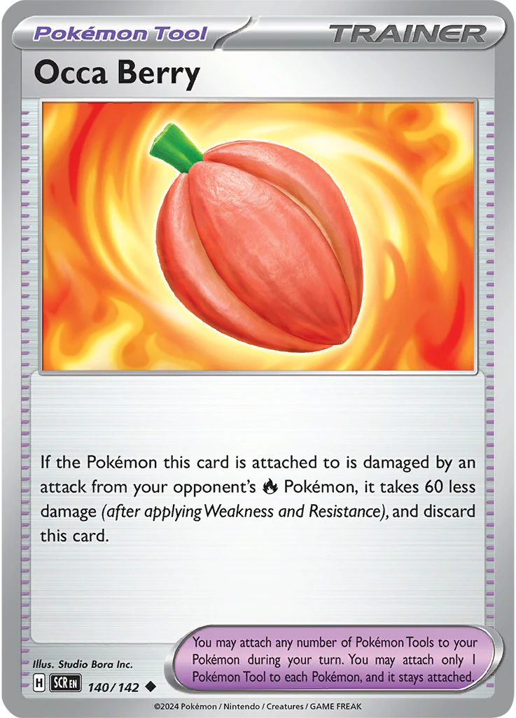 Occa Berry 140/142 - Uncommon - Reverse Holo