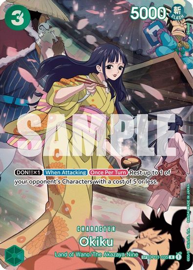 Okiku (SP)  OP01-035 - Rare