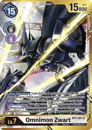 Omnimon Zwart BT5-087 (Arte Alterno)