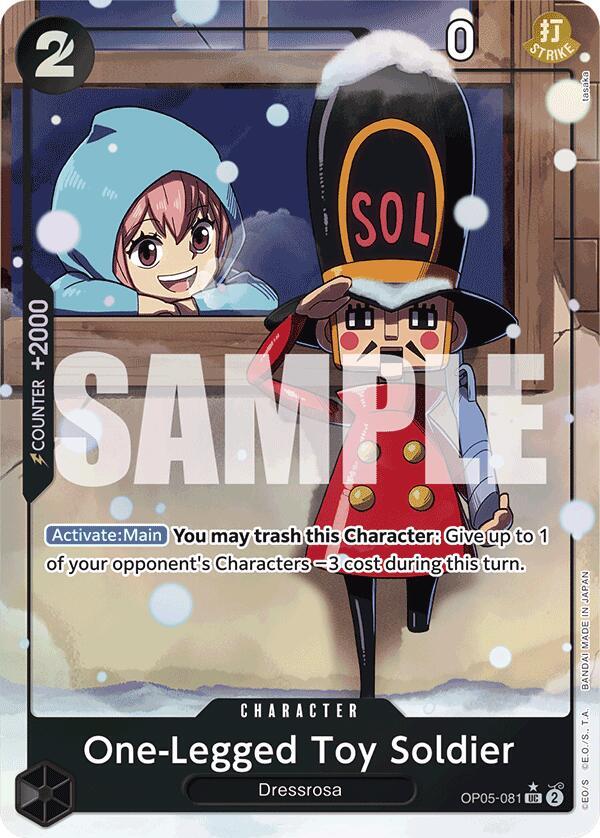 One-Legged Toy Soldier - OP05-081 - Super Parallel - Uncommon