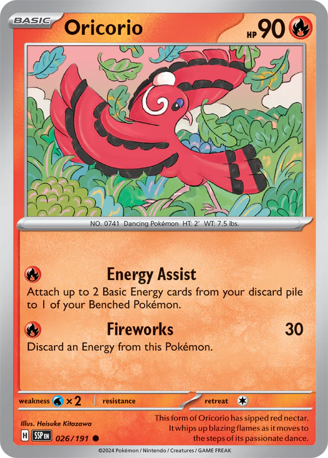 Oricorio 026/191 - Common