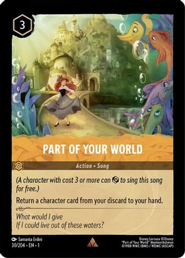 Part of Your World  - Rare - 30/204 - Cold Foil