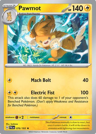 Pawmot - 076/193 (Holo)