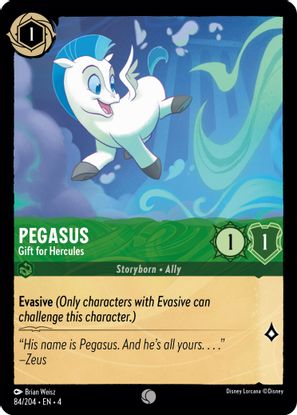 Pegasus - Gift for Hercules 84/204 - Common - Cold Foil