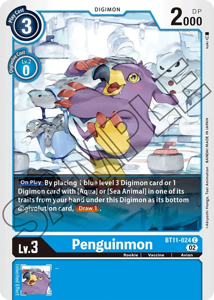 Penguinmon BT11-024  Holo