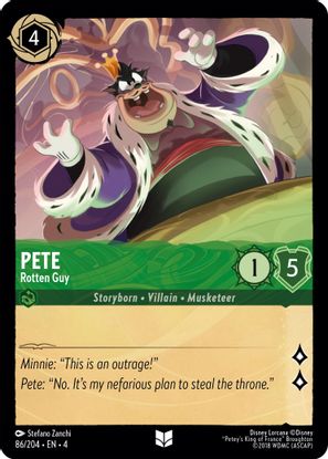 Pete - Rotten Guy  86/204 - Uncommon