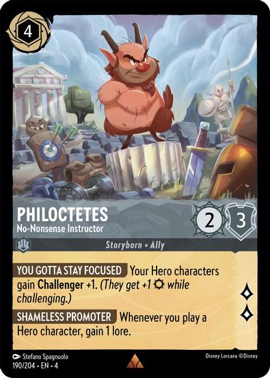 Philoctetes - No-Nonsense Instructor 190/204 - Rare