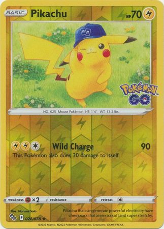 Pikachu 028/078 Reverse Holo - Español