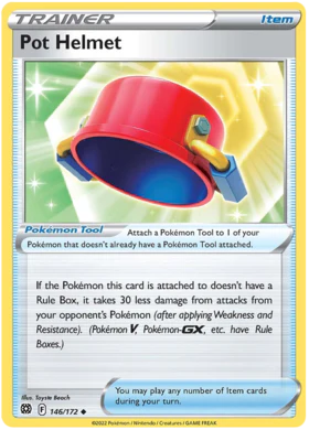 Pot Helmet 146/172 Reverse Holo