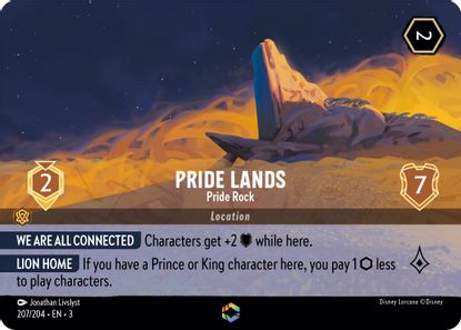 Pride Lands - Pride Rock  207/204 - Enchanted