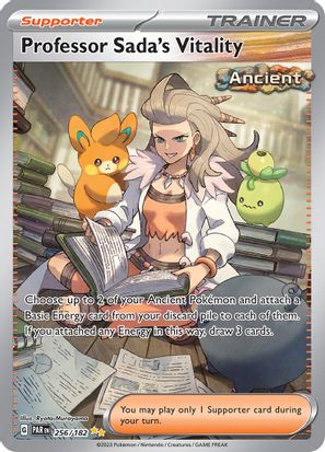 Professor Sada's Vitality 256/182 - Special Illustration Rare