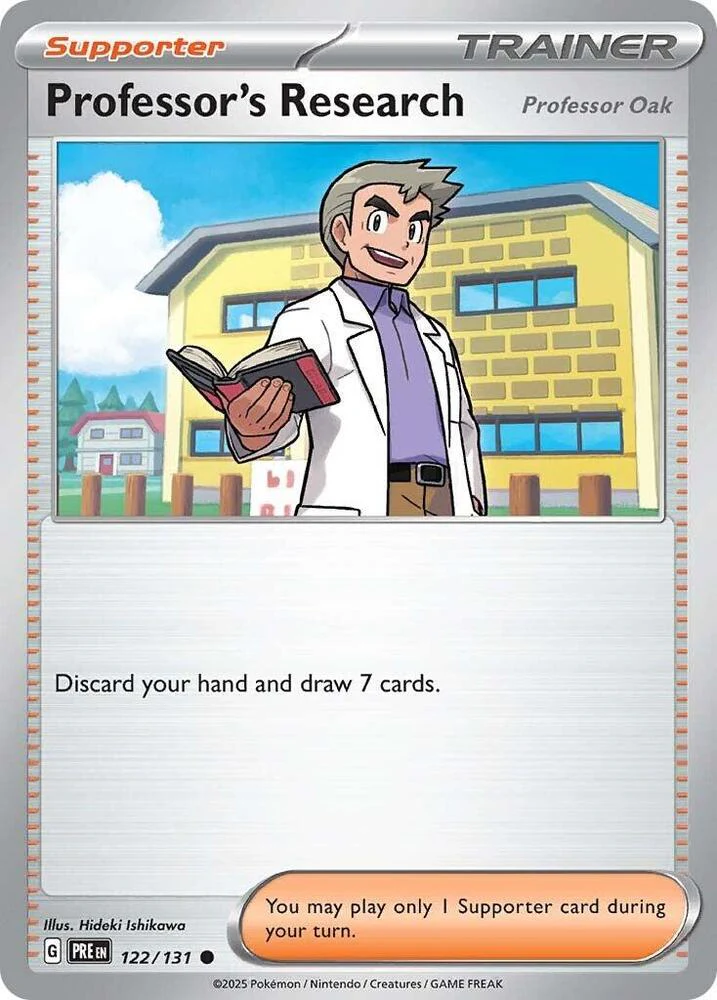Professor's Research [Professor Oak]  122/131 - Common -  Reverse Holo