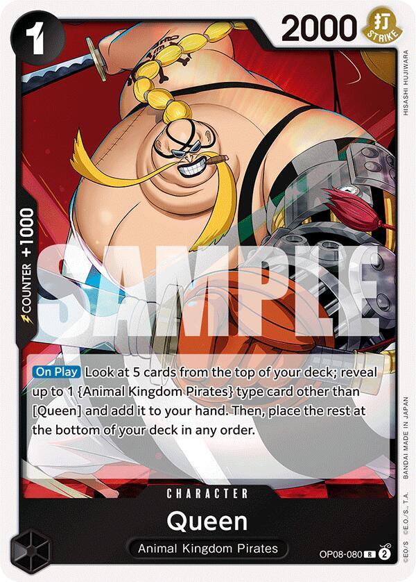 Queen  OP08-080 Rare