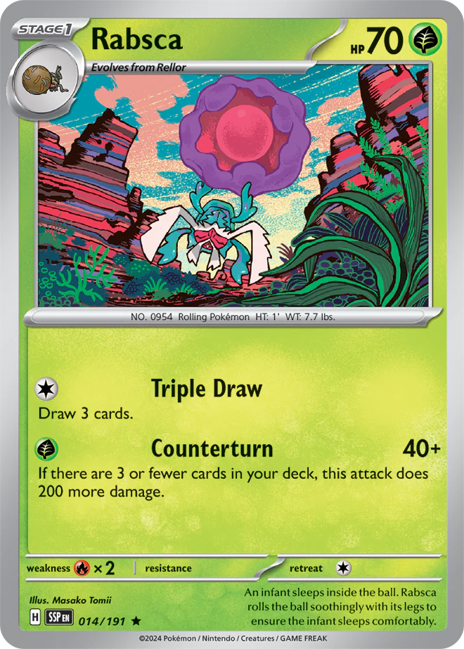 Rabsca 014/191 - Rare - Reverse Holo