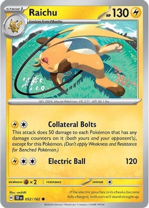 Raichu  052/162 - Common