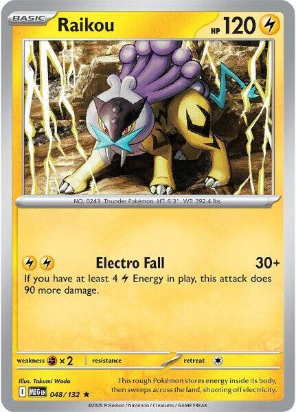 Raikou  048/132 - Rare