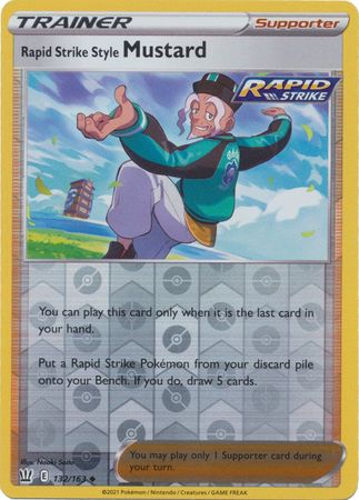 Rapid Strike Style Mustard 132/163 Reverse Holo