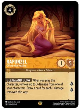 Rapunzel - Gifted with Healing - Legendary - 18/204 - Cold Foil