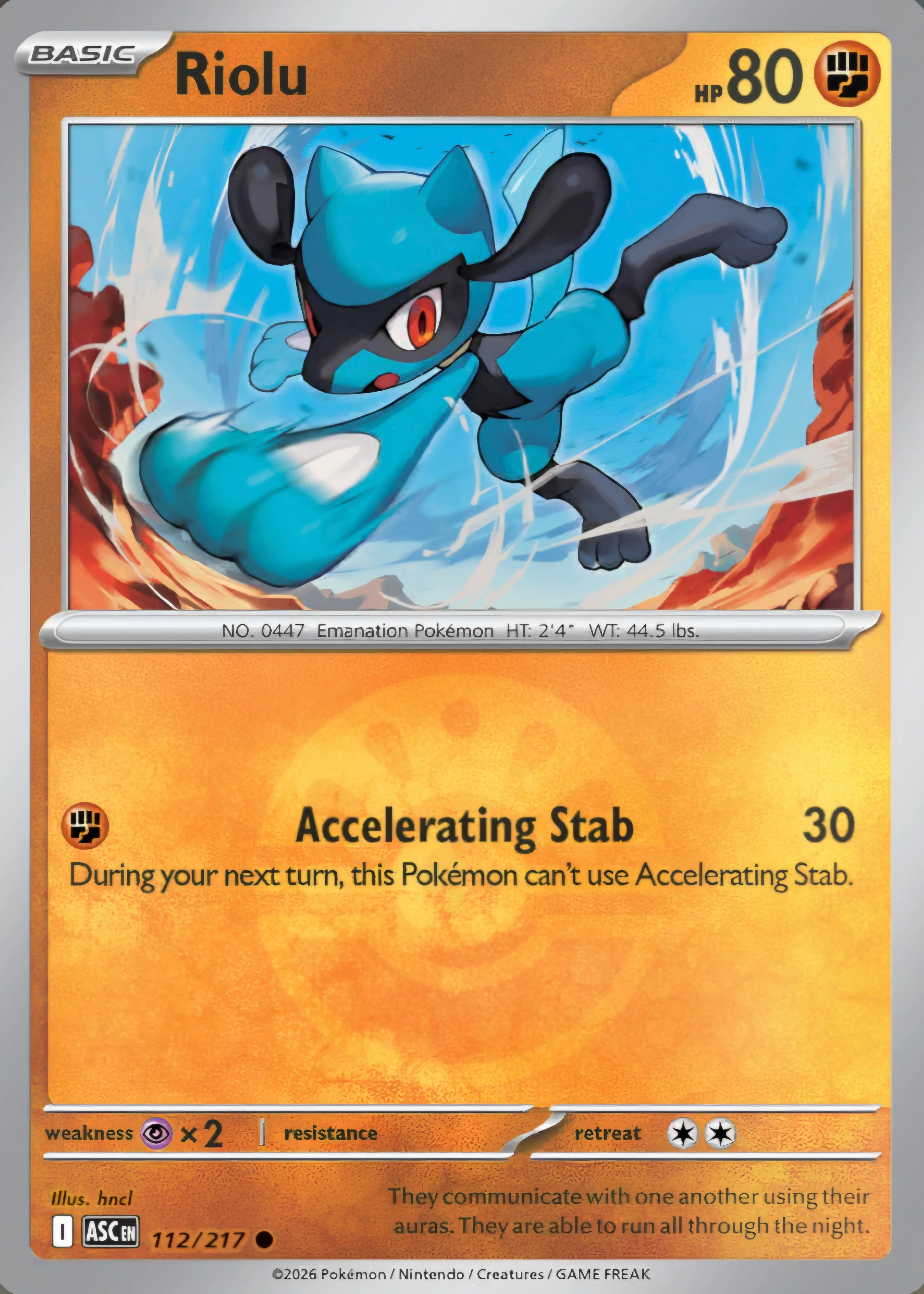Riolu 112/217 - Common - Friend Ball