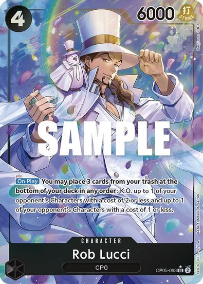 Rob Lucci (Alternate Art)  OP05-093 - Super Rare