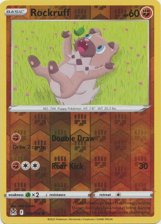 Rockruff 109/196 Reverse Holo
