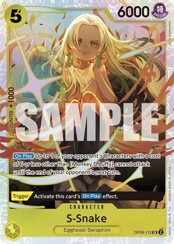 S-Snake  OP08-112 Super Rare