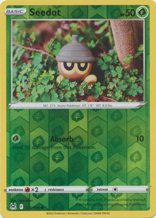 Seedot 011/196 Reverse Holo