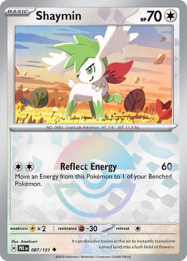 Shaymin 087/131 - Uncommon - Holo (Poke Ball Pattern)