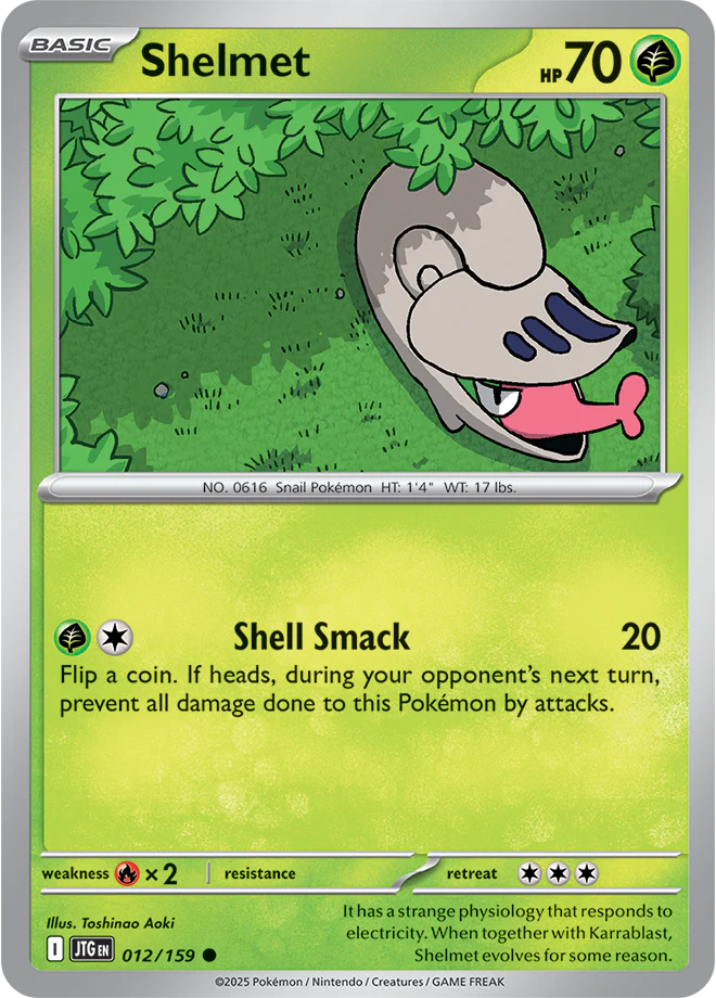 Shelmet 012/159 - Common - Reverse Holo