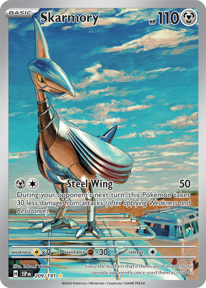 Skarmory 209/191 - Illustration Rare (ESPAÑOL)