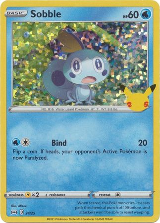 Sobble 24/25 25 Aniversario Holo