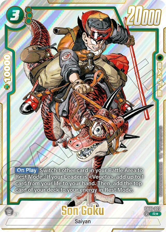 Son Goku - SB01-023 (Alternate Art) - Manga Booster 01 - Dragon Ball Super: Fusion World