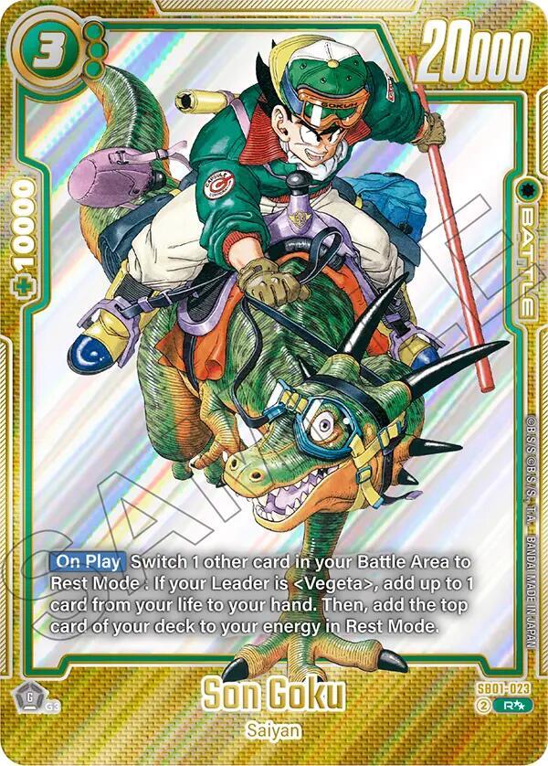 Son Goku - SB01-023 (Super Alternate Art) - Manga Booster 01 - Dragon Ball Super: Fusion World