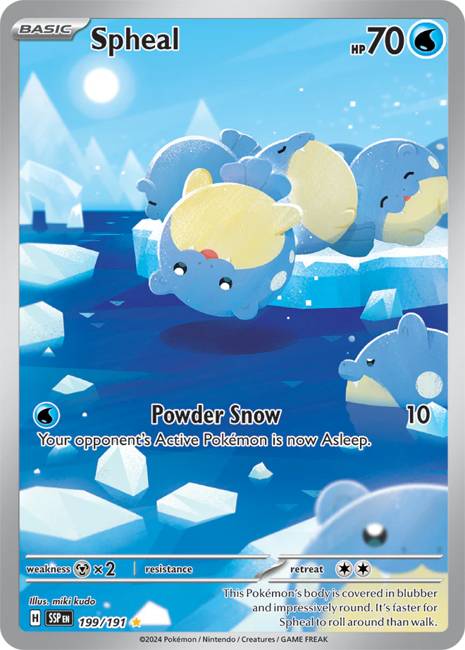 Spheal 199/191 - Illustration Rare - Español
