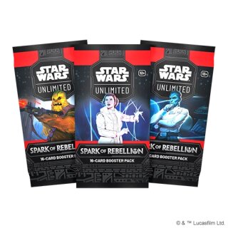 Star Wars Unlimited (TCG) : Spark of Rebellion Booster Pack (16 cartas)